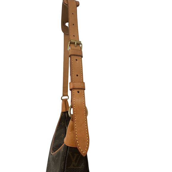 Preowned Authentic Louis Vuitton Boulogne Brown Monogram Coated Canvas Hobo Bag - Picture 6 of 16